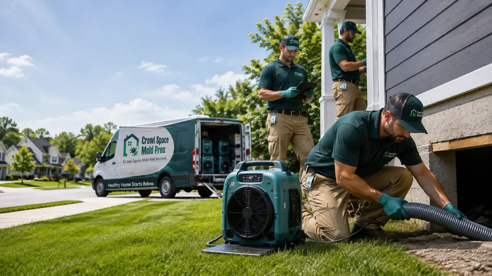 Crawl Space Mold Removal in Webster City, IA